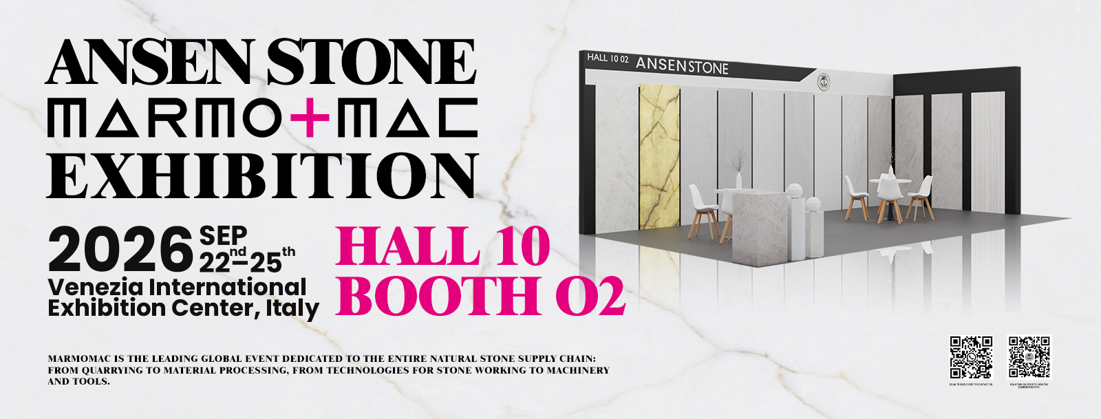 ANSEN STONE at Marmomac 2026 in Verona Italy